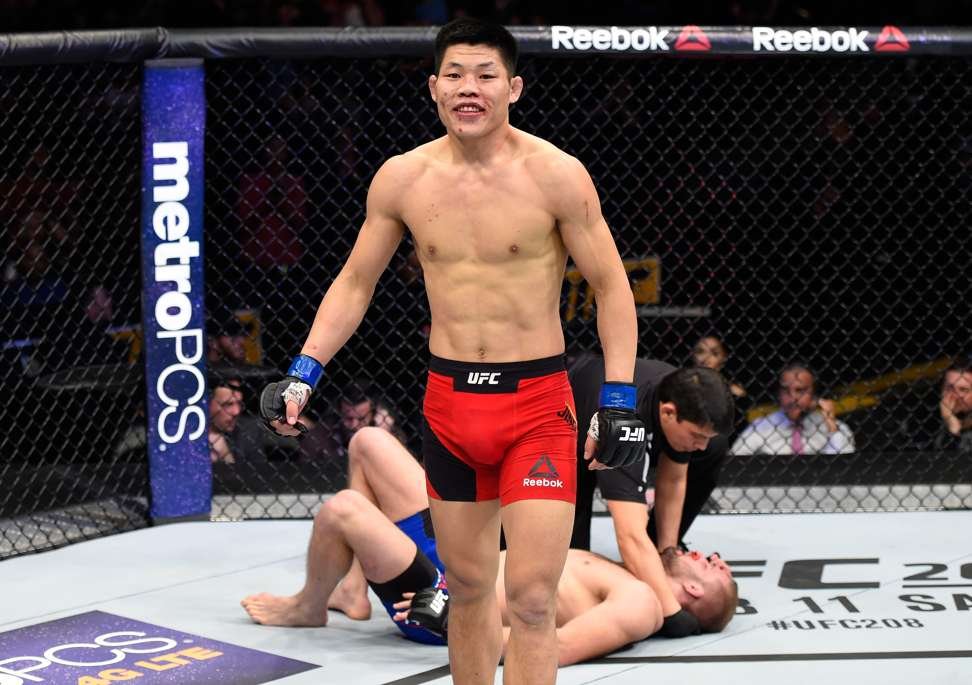 UFC Fight Night 141 okoření domácí hvězda Jingliang Li
