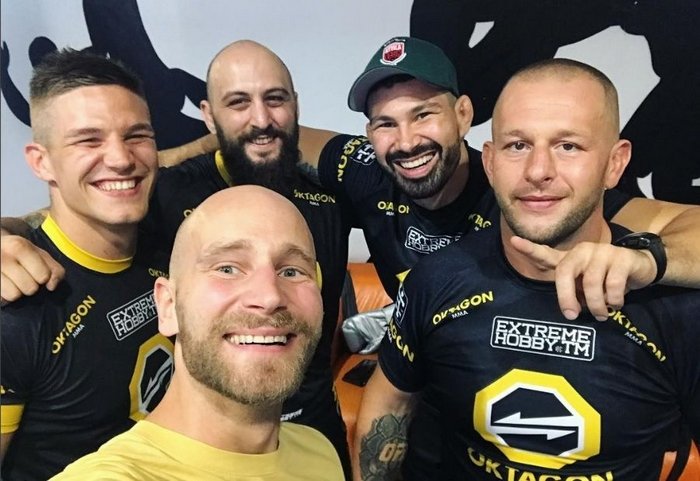 Členové Octagon Fighting Academy na Slovensku
