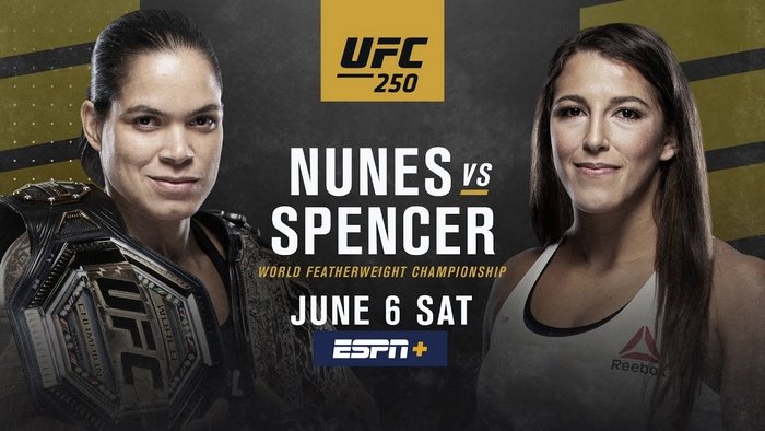 UFC 250 Amanda Nunes vs. Felicia Spencer: Informace, fight card, výsledky a živý přenos