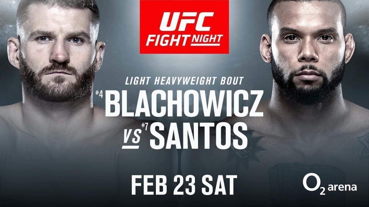 Blachowicz Jan vs. Santos Thiago ma UFC v Praze