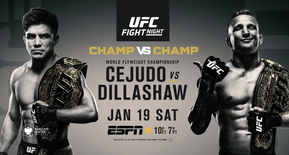 Vsaďte si na UFC Cejudo vs. Dillashaw