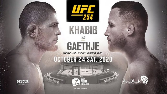 Justin Gaethje vs Khabib Nurmagomedov na galavečeru UFC